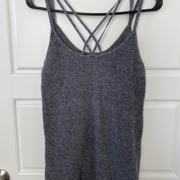 American Eagle grey strappy tank - Picture 1 of 4